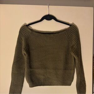 Miracle crop sweater